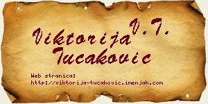 Viktorija Tucaković vizit kartica
